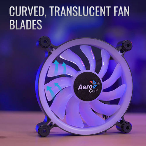 Aerocool Spectro 12 FRGB Case Fan 120mm με Σύνδεση 4-Pin Molex