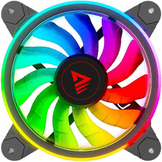 Savio FAN-01 Case Fan 120mm με ARGB Φωτισμό και Σύνδεση 6-Pin 4τμχ