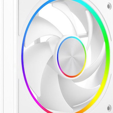 Modecom Volcano Loop Case Fan με ARGB Φωτισμό Λευκό