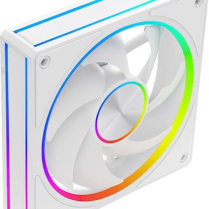 Modecom Volcano Loop Case Fan με ARGB Φωτισμό Λευκό