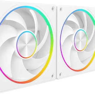 Modecom Volcano Loop Case Fan με ARGB Φωτισμό Λευκό