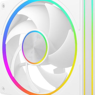 Modecom Volcano Loop Case Fan με ARGB Φωτισμό Λευκό