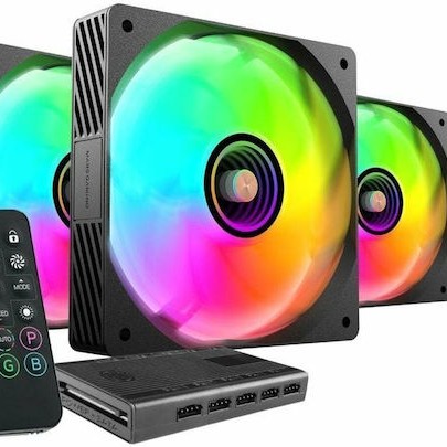 Mars Gaming MFSI4KIT Case Fan 120mm με RGB Φωτισμό