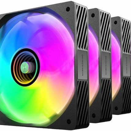 Mars Gaming MFSI4KIT Case Fan 120mm με RGB Φωτισμό