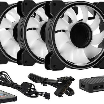 Aerocool Mirage 12 ARGB Pro Case Fan 120mm με Σύνδεση 6-Pin 3τμχ