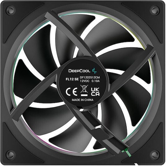 Deepcool FL12 SE Case Fan 120mm με ARGB Φωτισμό και Σύνδεση 4-Pin PWM