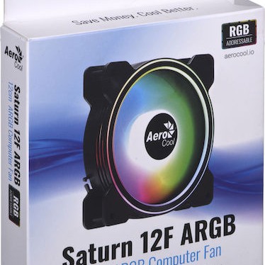Aerocool Saturn 12F ARGB Case Fan 120mm με Σύνδεση 6-Pin
