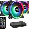 Aerocool Duo 12 Pro RGB Case Fan 120mm με Σύνδεση 6-Pin 3τμχ