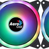 Aerocool Duo 12 Pro RGB Case Fan 120mm με Σύνδεση 6-Pin 3τμχ