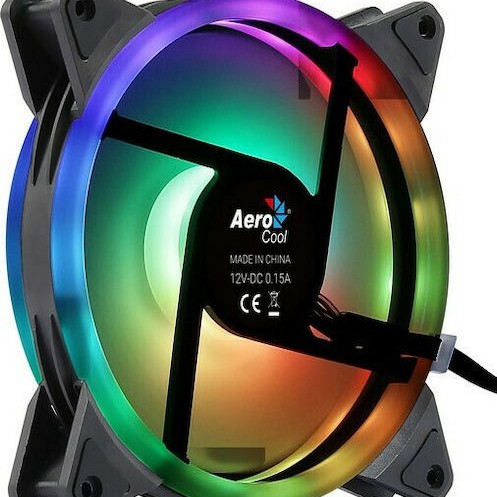 Aerocool PGS Duo 14 ARGB Case Fan 140mm με Σύνδεση 6-Pin