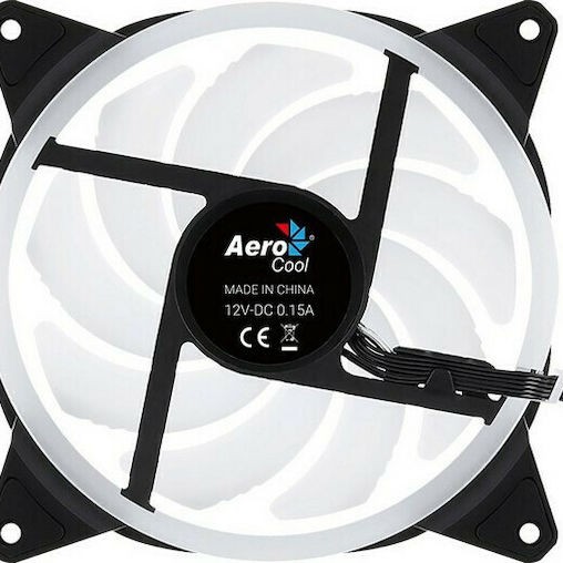 Aerocool PGS Duo 14 ARGB Case Fan 140mm με Σύνδεση 6-Pin