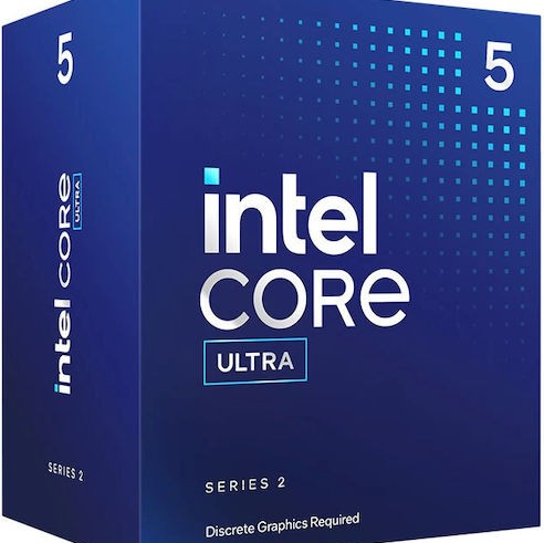 Intel Ultra 5 225F 2.7GHz Επεξεργαστής 10 Πυρήνων για Socket 1851 σε Κουτί με Ψύκτρα