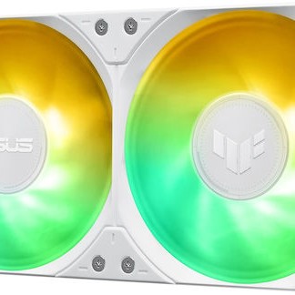 Asus TUF Gaming LC III 240 Υδρόψυξη Επεξεργαστή Διπλού Ανεμιστήρα 120mm για Socket AM4/AM5/1700/1200 με ARGB Φωτισμό Λευκή