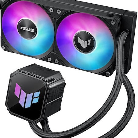 Asus TUF Gaming LC III 240 Υδρόψυξη Επεξεργαστή Διπλού Ανεμιστήρα 120mm για Socket AM4/AM5/1700/1200 με ARGB Φωτισμό
