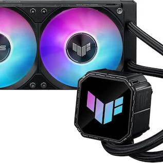 Asus TUF Gaming LC III 240 Υδρόψυξη Επεξεργαστή Διπλού Ανεμιστήρα 120mm για Socket AM4/AM5/1700/1200 με ARGB Φωτισμό
