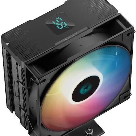 Deepcool AG400 Digital BK ARGB Ψύκτρα Επεξεργαστή για Socket AM4/AM5/1200/115x/1700