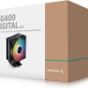 Deepcool AG400 Digital BK ARGB Ψύκτρα Επεξεργαστή για Socket AM4/AM5/1200/115x/1700