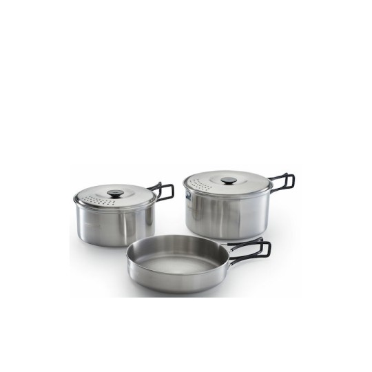 Campingaz Σετ Μαγειρικά Σκεύη από Ανοξείδωτο Ατσάλι 5τμχ