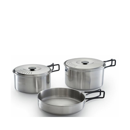 Campingaz Σετ Μαγειρικά Σκεύη από Ανοξείδωτο Ατσάλι 5τμχ