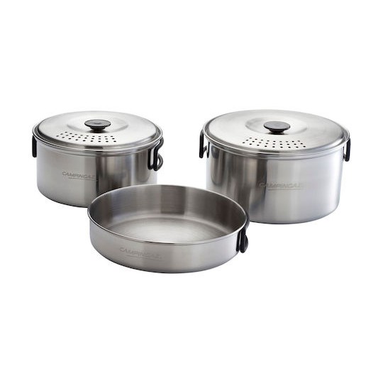 Campingaz Σετ Μαγειρικά Σκεύη από Ανοξείδωτο Ατσάλι 5τμχ