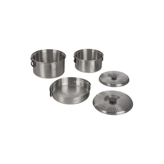 Campingaz Σετ Μαγειρικά Σκεύη από Ανοξείδωτο Ατσάλι 5τμχ