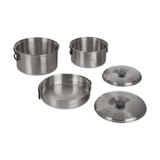 Campingaz Σετ Μαγειρικά Σκεύη από Ανοξείδωτο Ατσάλι 5τμχ