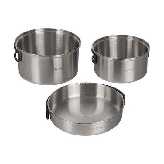 Campingaz Σετ Μαγειρικά Σκεύη από Ανοξείδωτο Ατσάλι 5τμχ