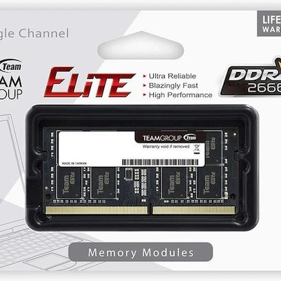 TeamGroup Elite DDR4 με Module 1x8GB και Ταχύτητα 2666 για Laptop