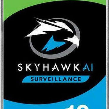 Seagate SkyHawk AI Surveillance 10TB HDD Σκληρός Δίσκος 3.5