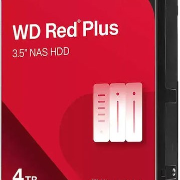 Western Digital Red Plus 4TB HDD Σκληρός Δίσκος 3.5
