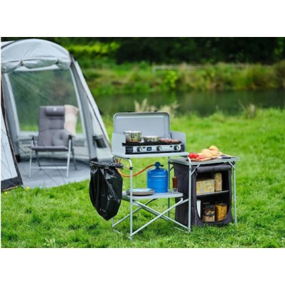 Coleman Τραπέζι για Camping Πτυσσόμενο 141x98.5x60cm Γκρι