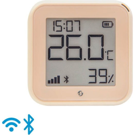 Shelly H&t Gen3 Θερμόμετρo & Υγρασιόμετρo για Χρήση σε Εσωτερικό Χώρο