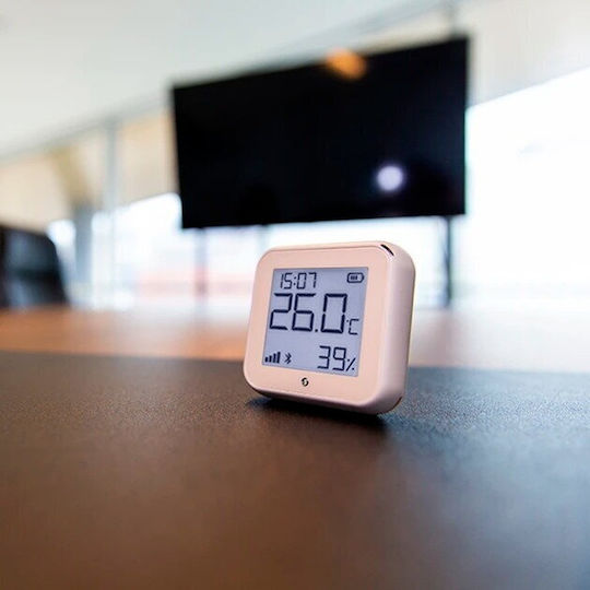 Shelly H&t Gen3 Θερμόμετρo & Υγρασιόμετρo για Χρήση σε Εσωτερικό Χώρο