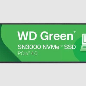 Western Digital Green SN3000 SSD 500GB M.2 NVMe PCI Express 4.0 Bulk WDS500G4G0E-00CPS0