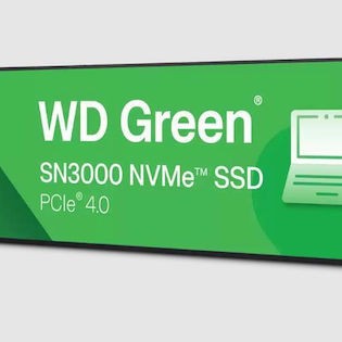 Western Digital Green SN3000 SSD 500GB M.2 NVMe PCI Express 4.0 Bulk WDS500G4G0E-00CPS0