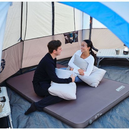Coleman Αυτοφούσκωτο Ημίδιπλο Υπόστρωμα Camping 200x128cm Πάχους 7.5cm Γκρι