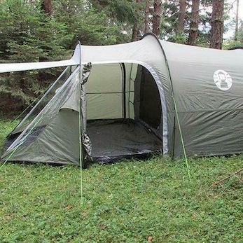 Coleman Coastline 3 Plus Σκηνή Camping Τούνελ Πράσινη με Διπλό Πανί 4 Εποχών για 3 Άτομα 440x200x150εκ.