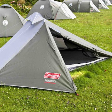 Coleman Bedrock 2 Σκηνή Camping Ορειβασίας Χακί 4 Εποχών για 2 Άτομα Αδιάβροχη 3000mm 260x130x90εκ.