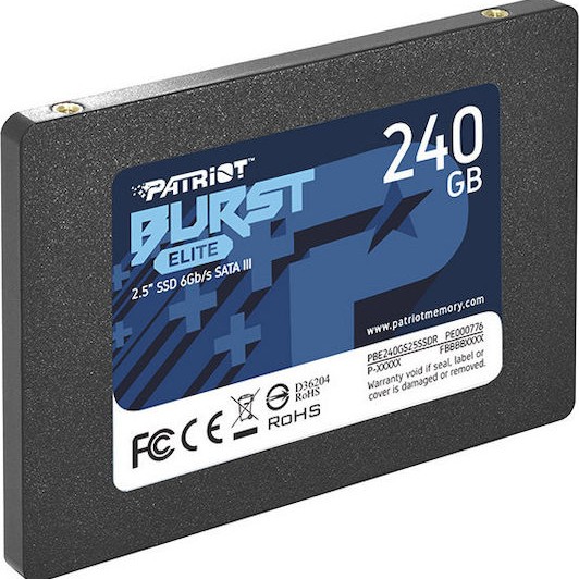 Patriot Burst Elite SSD 240GB 2.5'' SATA III PBE240GS25SSDR