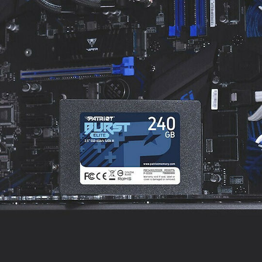 Patriot Burst Elite SSD 240GB 2.5'' SATA III PBE240GS25SSDR