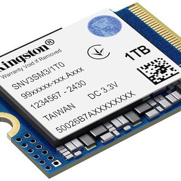 Kingston NV3 SSD 1TB M.2 NVMe PCI Express 4.0 SNV3SM3/1T0