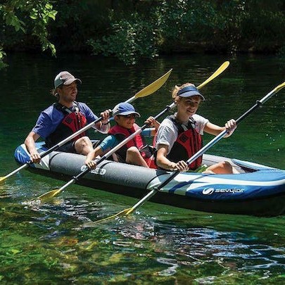 Sevylor Hudson 2000014708 Φουσκωτό Kayak Θαλάσσης 3 Ατόμων Πολύχρωμο