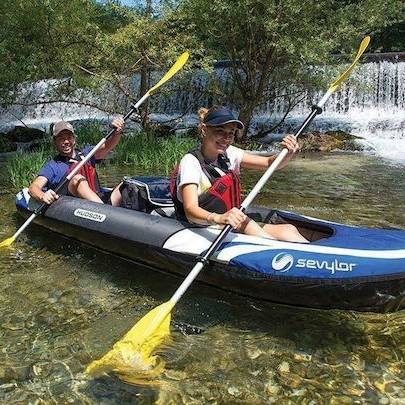 Sevylor Hudson 2000014708 Φουσκωτό Kayak Θαλάσσης 3 Ατόμων Πολύχρωμο