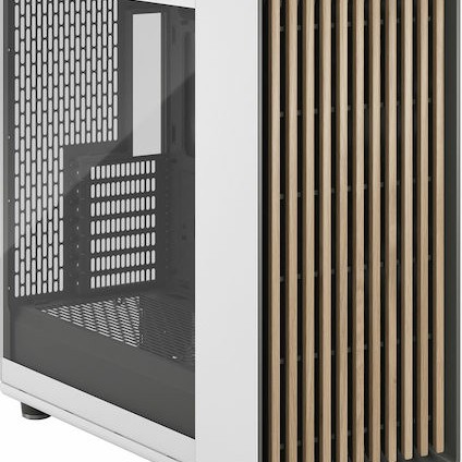 Fractal Design FD-C-NOR1X-04 Gaming Midi Tower Κουτί Υπολογιστή με Πλαϊνό Παράθυρο Chalk White