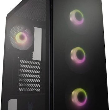 Fractal Design FD-C-NOR1X-04 Gaming Midi Tower Κουτί Υπολογιστή με Πλαϊνό Παράθυρο Chalk White