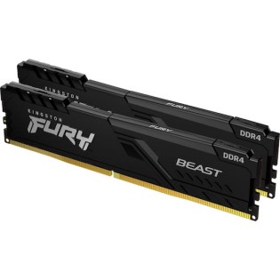 Kingston Fury Beast DDR4 16GB RAM με 2x8GB Modules και Ταχύτητα 3600 για Desktop