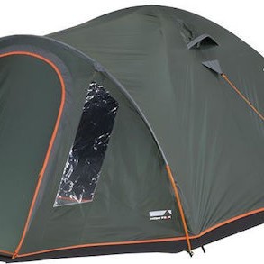 High Peak Nevada Σκηνή Camping Igloo Πράσινη 4 Εποχών για 3 Άτομα 53x17εκ.