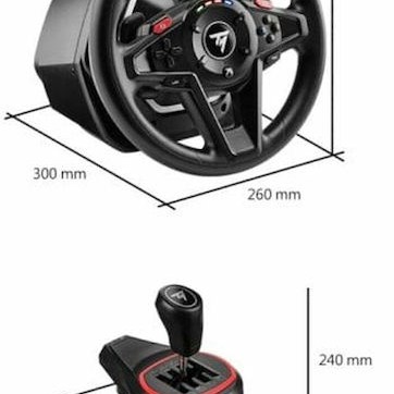 Thrustmaster T128 Τιμονιέρα με Πετάλια για PC με 900° Περιστροφής