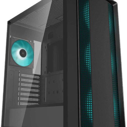 Deepcool CC560 v2 Gaming Midi Tower Κουτί Υπολογιστή με Πλαϊνό Παράθυρο Μαύρο