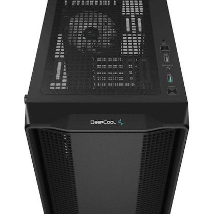 Deepcool CC560 v2 Gaming Midi Tower Κουτί Υπολογιστή με Πλαϊνό Παράθυρο Μαύρο
